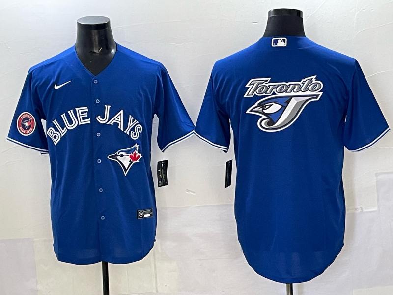 Men Toronto Blue Jays blank Blue Game 2025 Nike MLB Jersey style 007->toronto blue jays->MLB Jersey